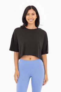 Raw Hem Athleisure Crop - Rise and Redemption