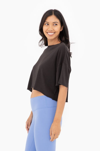 Raw Hem Athleisure Crop - Rise and Redemption