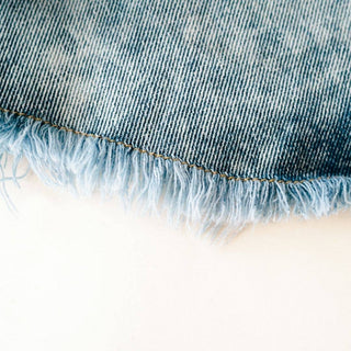 Raw Hem Denim Jacket - Rise and Redemption