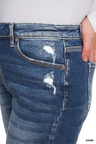 Raw Hem Riley Zenana Denim - Rise and Redemption