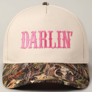 Realtree Camouflage DARLIN' Embroidery Trucker Hat - Rise and Redemption