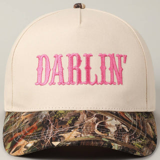 Realtree Camouflage DARLIN' Embroidery Trucker Hat - Rise and Redemption