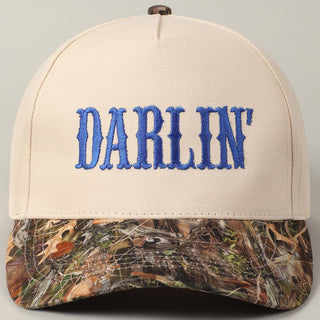 Realtree Camouflage DARLIN' Embroidery Trucker Hat - Rise and Redemption