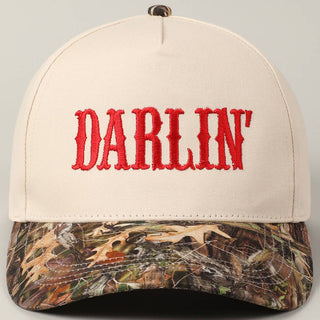 Realtree Camouflage DARLIN' Embroidery Trucker Hat - Rise and Redemption