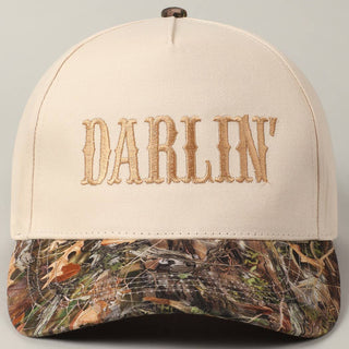 Realtree Camouflage DARLIN' Embroidery Trucker Hat - Rise and Redemption