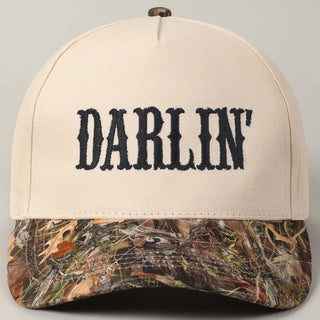 Realtree Camouflage DARLIN' Embroidery Trucker Hat - Rise and Redemption