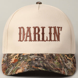 Realtree Camouflage DARLIN' Embroidery Trucker Hat - Rise and Redemption