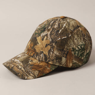 Realtree Camouflage Print Outdoor Baseball Cap - Rise and Redemption