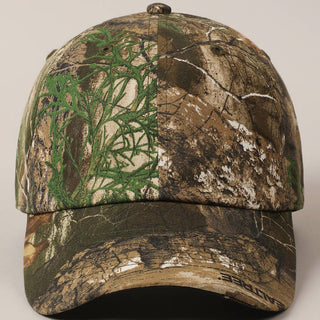 Realtree Camouflage Print Outdoor Baseball Cap - Rise and Redemption