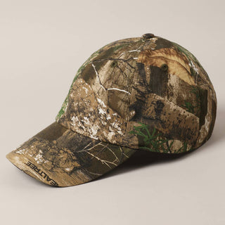 Realtree Camouflage Print Outdoor Baseball Cap - Rise and Redemption