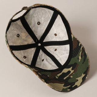 Realtree Camouflage Print Outdoor Baseball Cap - Rise and Redemption