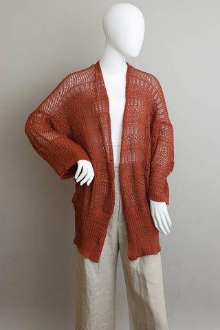Relaxed Fit Boutique Cardigan | Fashionable Netted Knit 🌟 - Rise and Redemption