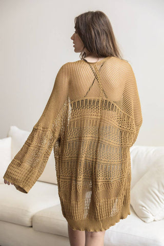 Relaxed Fit Boutique Cardigan | Fashionable Netted Knit 🌟 - Rise and Redemption