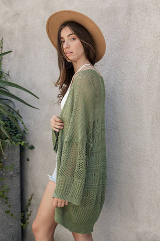 Relaxed Fit Boutique Cardigan | Fashionable Netted Knit 🌟 - Rise and Redemption