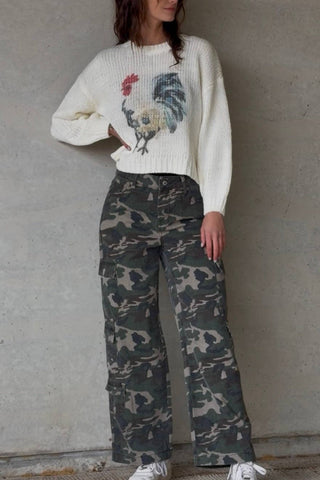 Remy faded camo cargo pants - Rise and Redemption