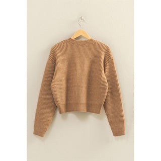 Ribbed Crew Neck Sweater - Rise and Redemption