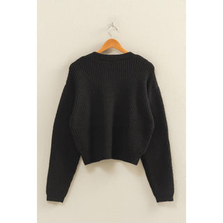 Ribbed Crew Neck Sweater - Rise and Redemption