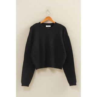 Ribbed Crew Neck Sweater - Rise and Redemption