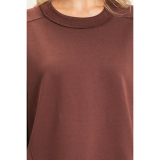 Ribbed Crew Neck Sweatshirt - Rise and Redemption