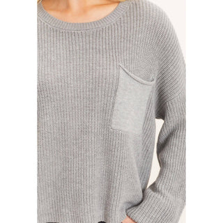 Ribbed Drop Shoulder Sweater - Rise and Redemption
