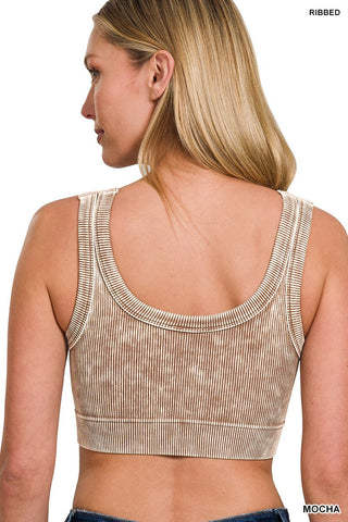 Ribbed Scoop Neck Brami - Rise and Redemption