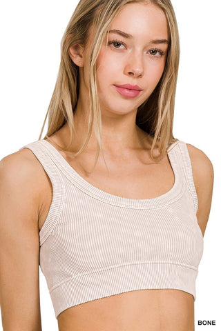 Ribbed Scoop Neck Brami - Rise and Redemption