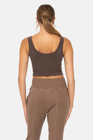 Ribbed Seamless Cropped Tank Top - Rise and Redemption