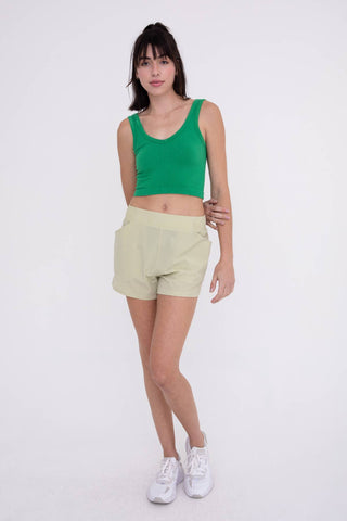 Ribbed Seamless Cropped Tank Top - Rise and Redemption