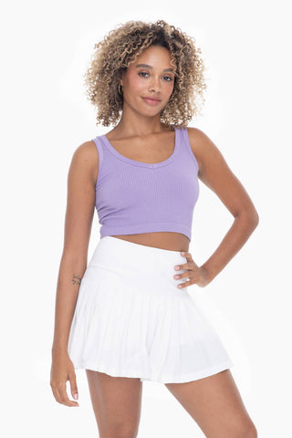 Ribbed Seamless Cropped Tank Top - Rise and Redemption