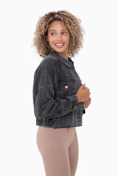 Ricki Crop Denim Jacket - Rise and Redemption