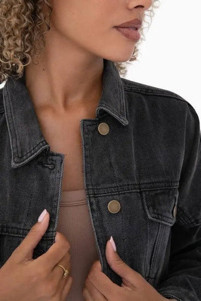 Ricki Crop Denim Jacket - Rise and Redemption