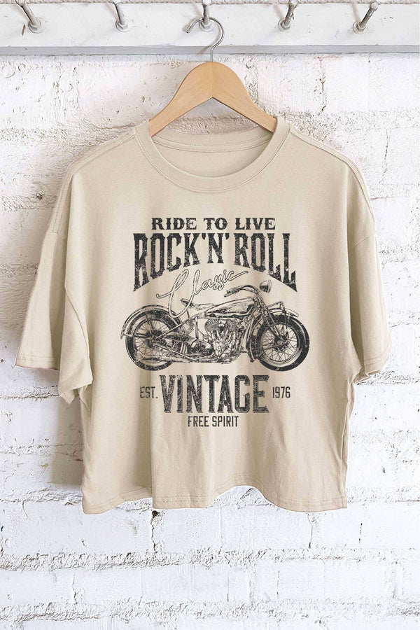 Ride to Live Long Crop - Rise and Redemption