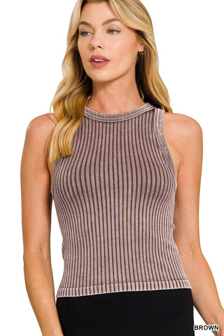 Riley Ribbed layering Tank - Rise and Redemption