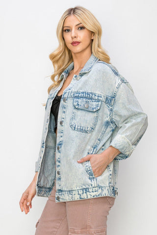 Risen Acid Denim Jacket - Rise and Redemption
