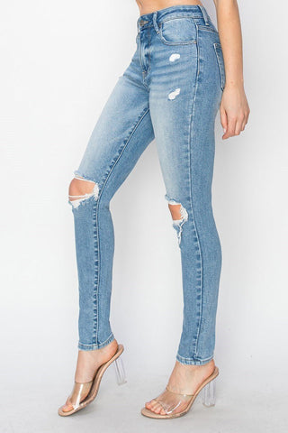 Risen Delilah Distressed Denim - Rise and Redemption