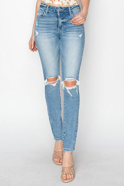 Risen Delilah Distressed Denim - Rise and Redemption