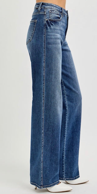 Risen Indigo Tummy Control Straight Leg Denim - Rise and Redemption