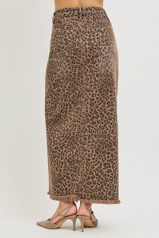 Risen leopard Slit Skirt - Rise and Redemption