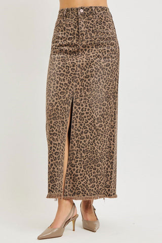 Risen leopard Slit Skirt - Rise and Redemption