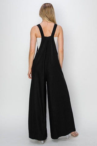 Risen Linen Wide Leg Overalls - Rise and Redemption