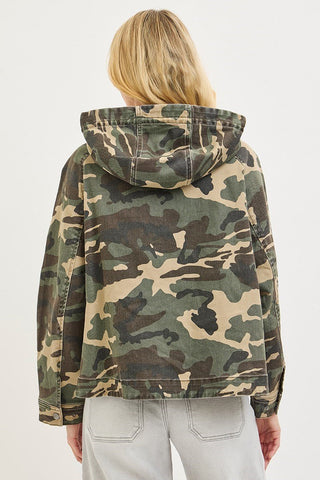 Risen Oversized Cargo Camo jacket - Rise and Redemption