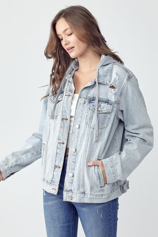Risen Vintage Denim Jacket - Rise and Redemption