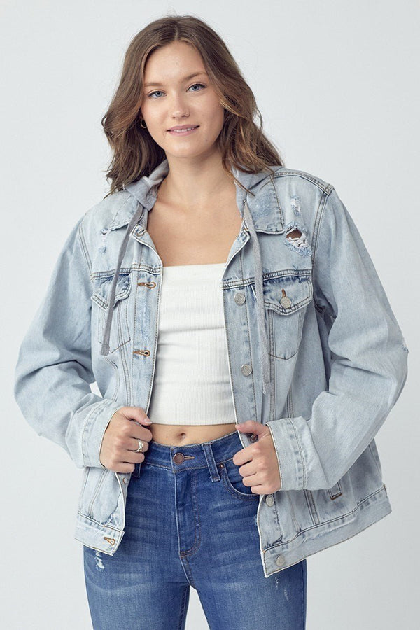 Risen Vintage Denim Jacket - Rise and Redemption