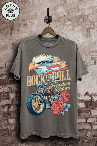 Rock and Roll Freedom Riders Graphic Top - Rise and Redemption