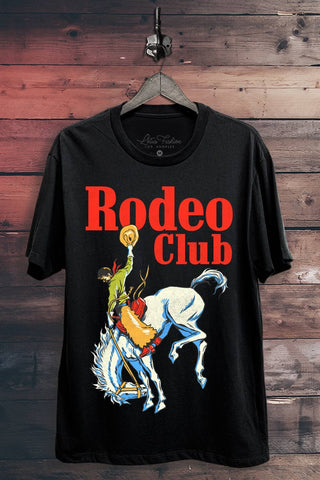 Rodeo Club Jersey Graphic Top - Rise and Redemption