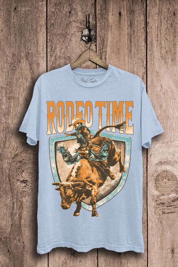 Rodeo Time Bull Mineral Ride Graphic Top - Rise and Redemption