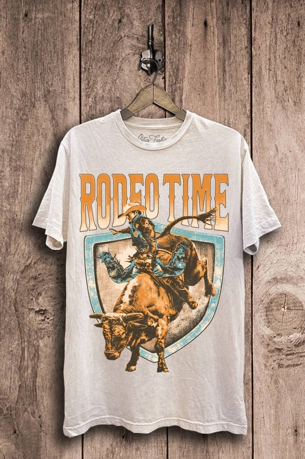 Rodeo Time Bull Mineral Ride Graphic Top - Rise and Redemption