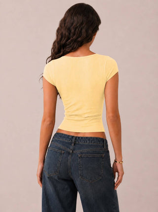 RT52165B - SQUARE NK CAP SLV TOP - Rise and Redemption