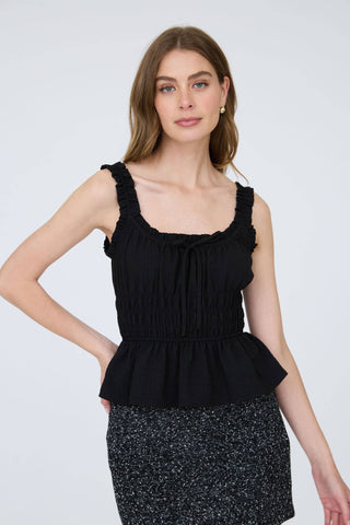 Ruffle Front Tie Top - Rise and Redemption