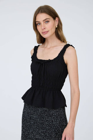 Ruffle Front Tie Top - Rise and Redemption